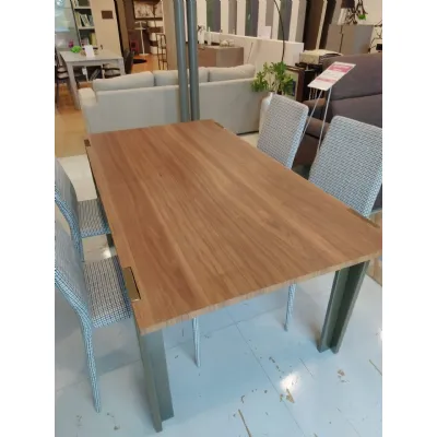 Tavolo rettangolare in legno Matrix 52.35 di Bontempi in Offerta Outlet