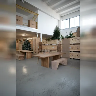Tavolo in legno rettangolare Noum Riva 1920 a prezzo scontato