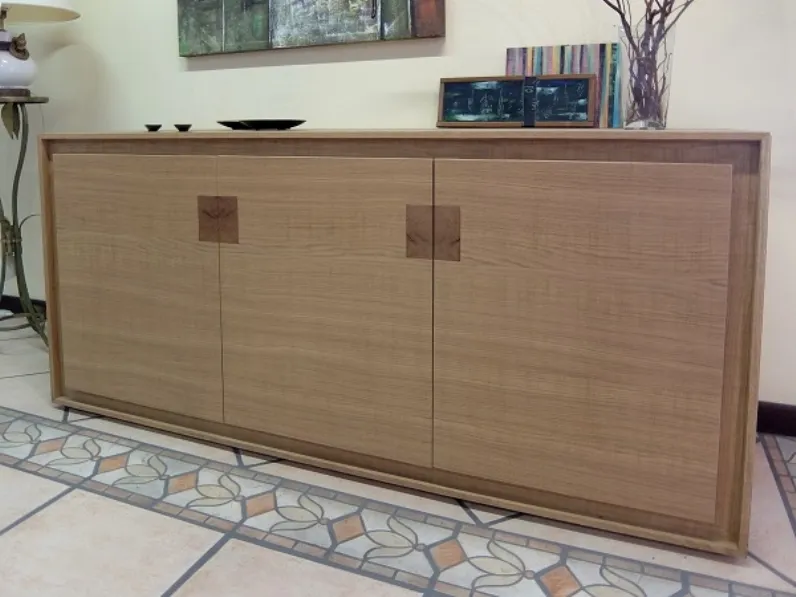 Tavolo in legno rettangolare Rovere Zilio a prezzo ribassato