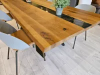 Tavolo in legno rettangolare Tavolo altacorte modello metal Alta corte in offerta outlet