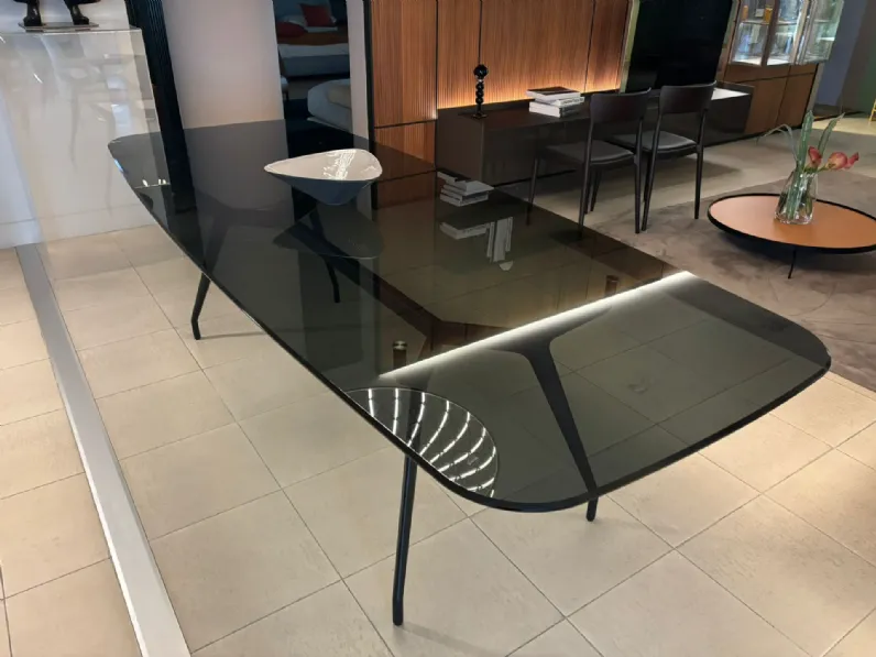 Tavolo Arkos shaped Sovet in vetro Fisso 