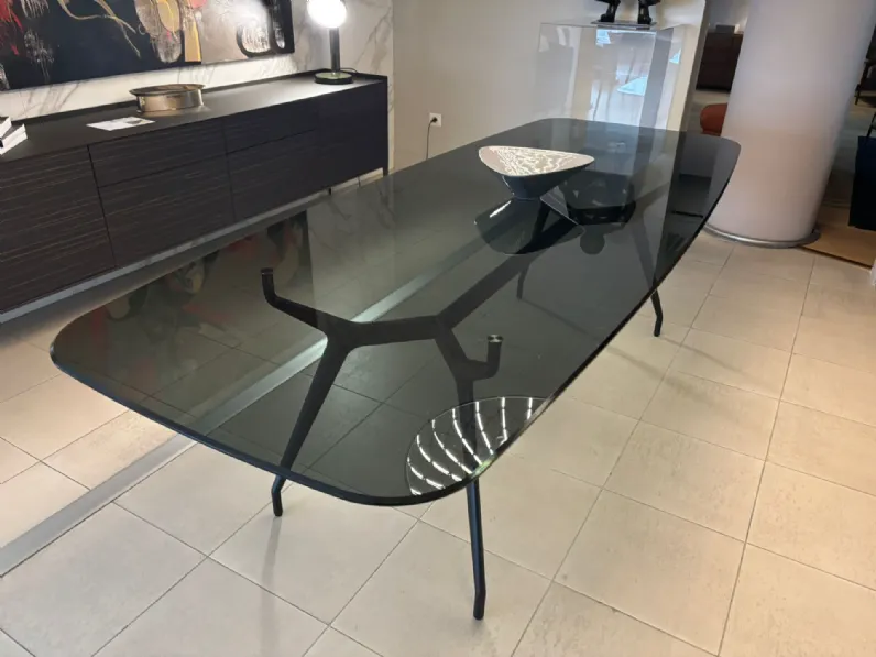 Tavolo Arkos shaped Sovet in vetro Fisso 