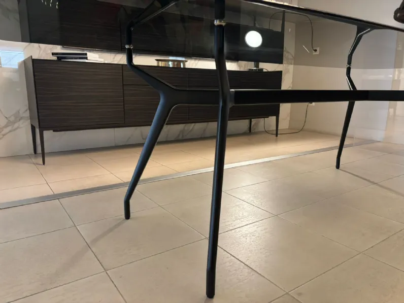 Tavolo Arkos shaped Sovet in vetro Fisso 