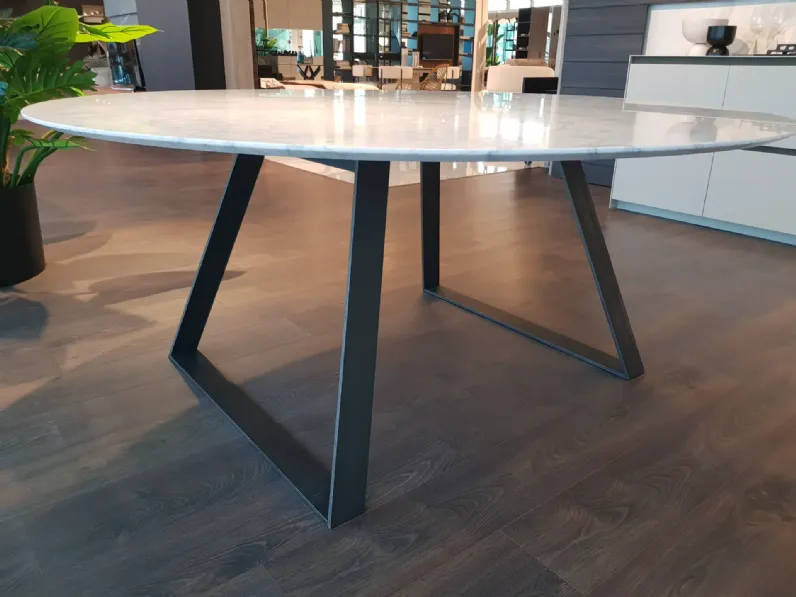 Tavolo in pietra rotondo Blade Modulnova a prezzo scontato