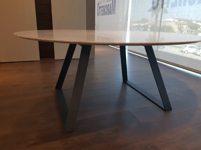 Tavolo in pietra rotondo Blade Modulnova a prezzo scontato