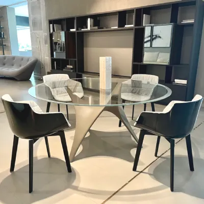 Tavolo Arc Molteni & c in vetro Fisso scontato 25%