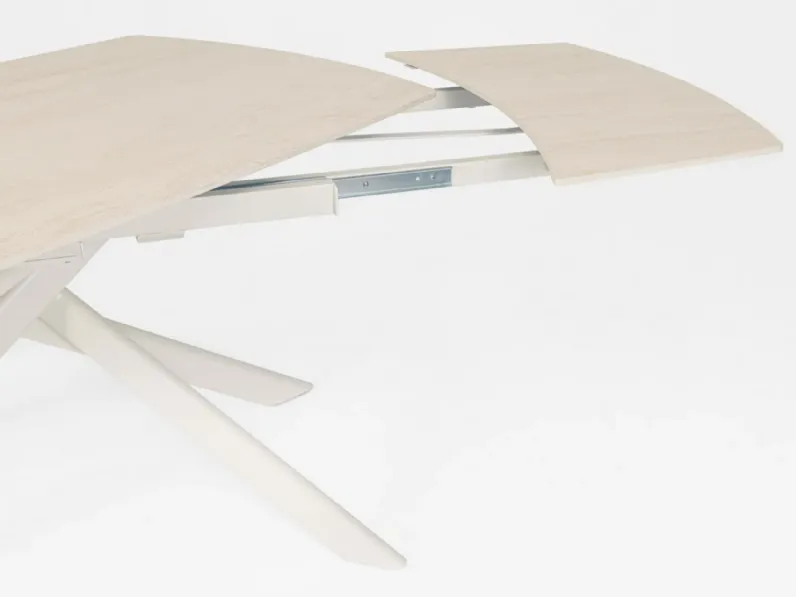 Tavolo Joakim ivory Bizzotto in ceramica Allungabile scontato 40%