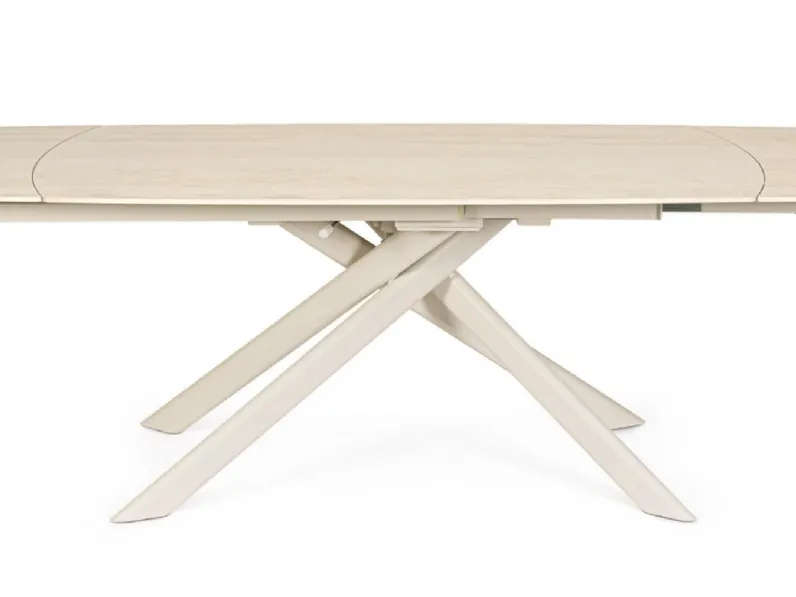Tavolo Joakim ivory Bizzotto in ceramica Allungabile scontato 40%