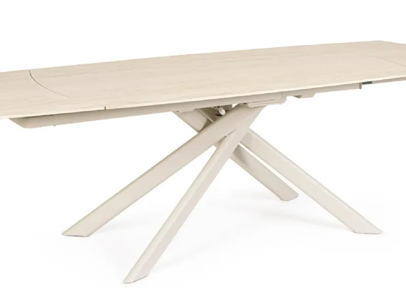 Tavolo Joakim ivory Bizzotto in ceramica Allungabile scontato 40%