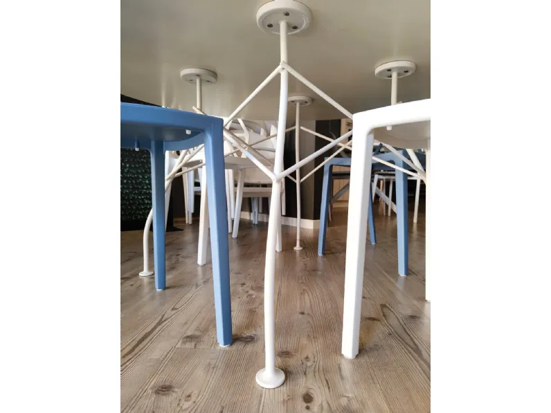 Tavolo rotondo in marmo Glossy xxl di Kartell in Offerta Outlet