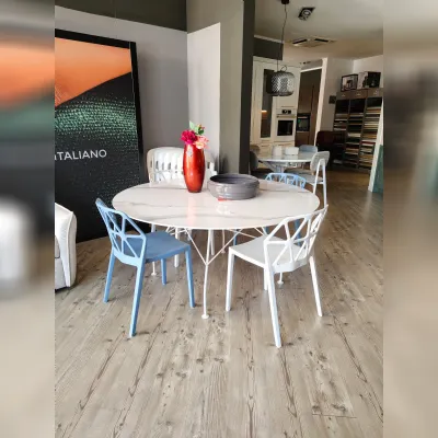 Tavolo rotondo in marmo Glossy xxl di Kartell in Offerta Outlet