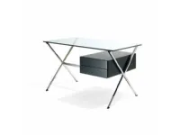 Tavolo rettangolare in vetro Knoll albini mini desk di Knoll in Offerta Outlet