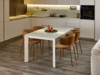 Tavolo Main outlet Diotti.com in vetro Rettangolare allungabile scontato 50%