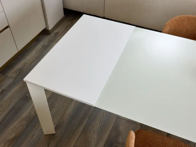 Tavolo Main outlet Diotti.com in vetro Rettangolare allungabile scontato 50%