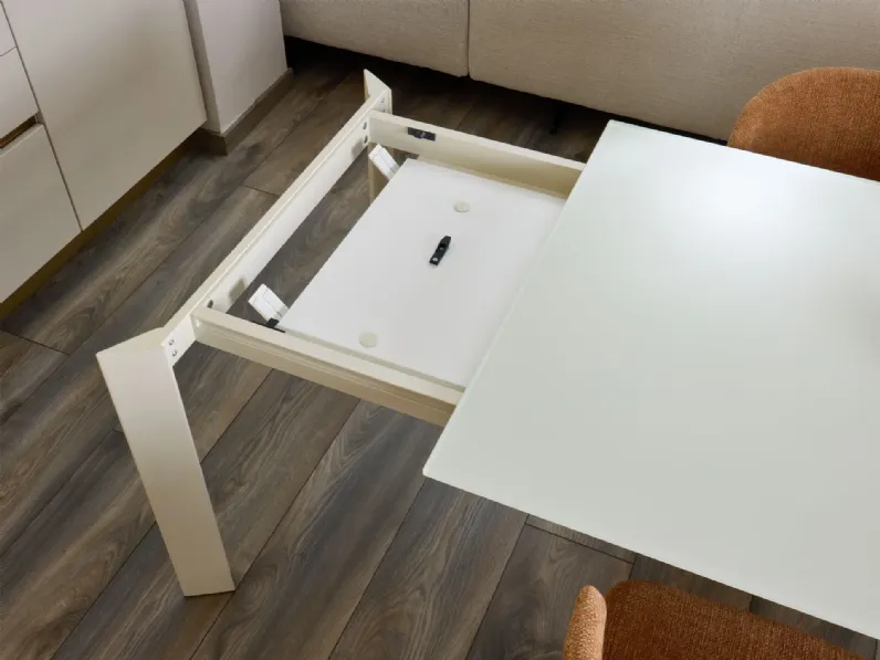 Tavolo Main outlet Diotti.com in vetro Rettangolare allungabile scontato 50%