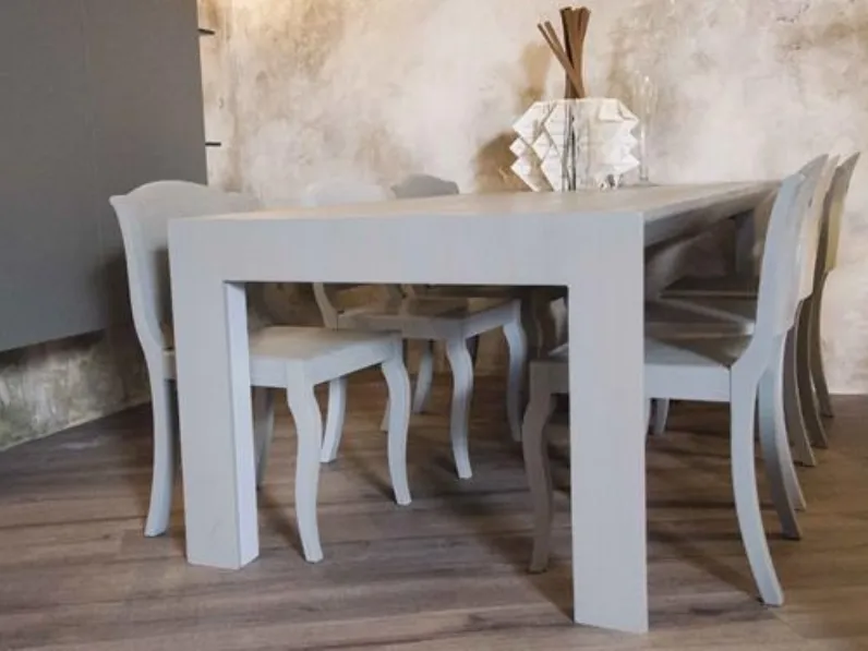 Tavolo legno fisso bianco - Mobili Provenzali On Line