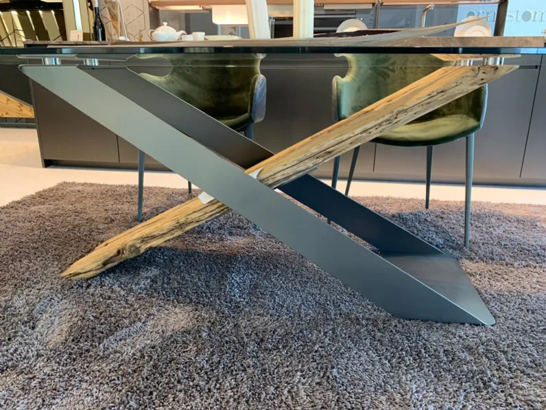 Tavolo ovale X di Nature design a prezzo riservato 