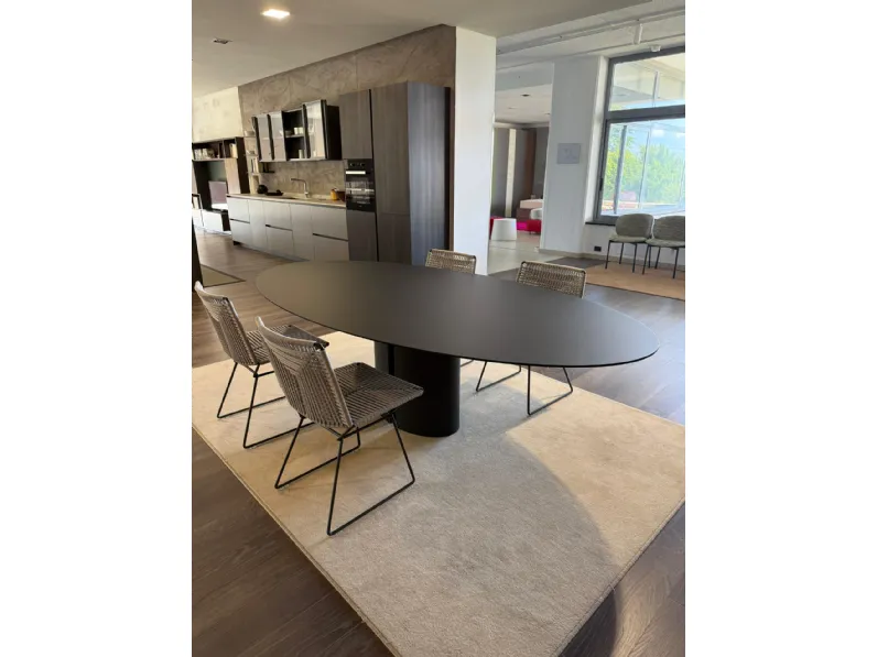 Tavolo Nvl table Mdf in laccato Fisso scontato 40%
