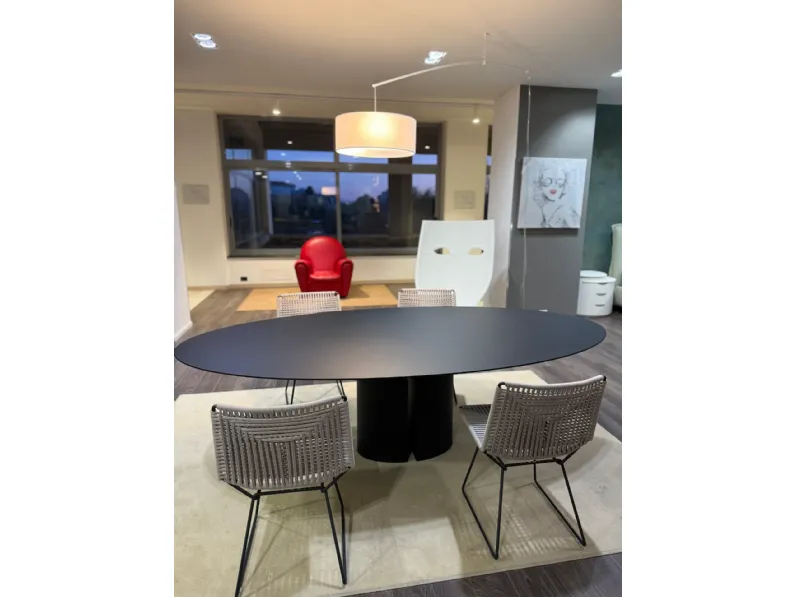 Tavolo Nvl table Mdf in laccato Fisso scontato 40%