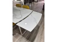 Tavolo rettangolare in ceramica Oceano di Artigianale in Offerta Outlet