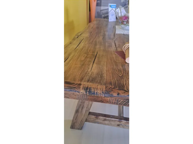 Tavolo in legno rettangolare Omega &tradition in offerta outlet