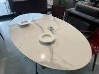 Tavolo in ceramica ovale Kartell glossy Kartell a prezzo scontato