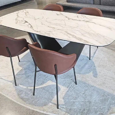 TAVOLO Calligaris Tavolo allungabile a botte calla SCONTATO a PREZZI OUTLET 