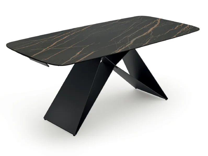Tavolo ovale in ceramica Thanos x di Stones in Offerta Outlet
