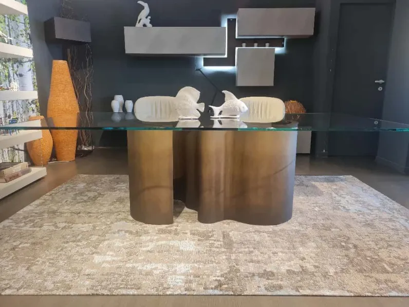Richiedi ora il prezzo riservato del tavolo Papel glass Cattelan italia 