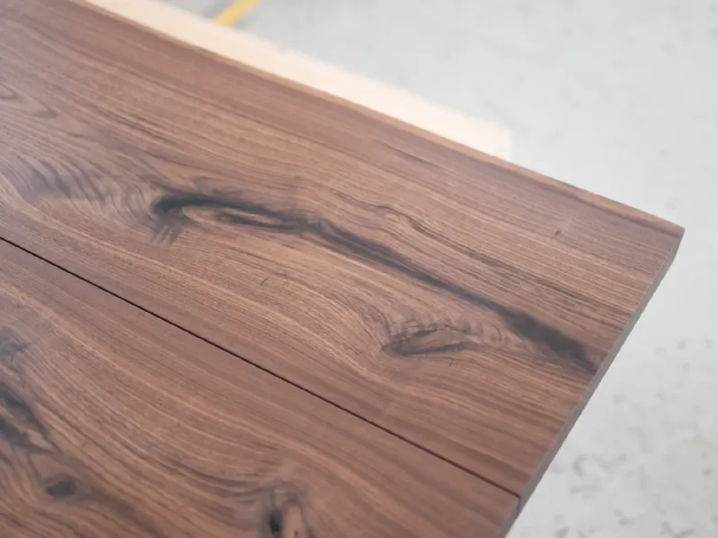 Tavolo in legno rettangolare Plank sky Riva 1920 in offerta outlet