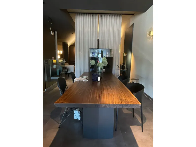 Tavolo in legno rettangolare Plank sky Riva 1920 in offerta outlet