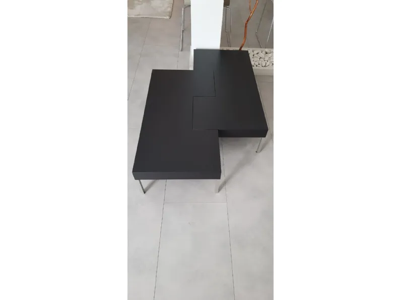 Tavolo Puzzle 1 Porada in legno Quadrato allungabile