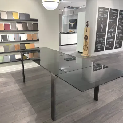 TAVOLO Tonelli design Livingstone dark SCONTATO a PREZZI OUTLET 