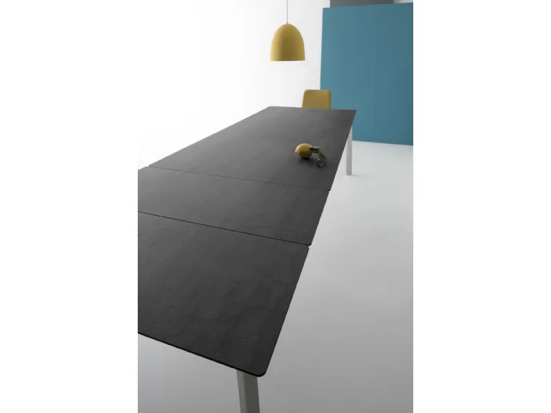 Tavolo rettangolare a quattro gambe Tavolo krono 140 basic Point house scontato