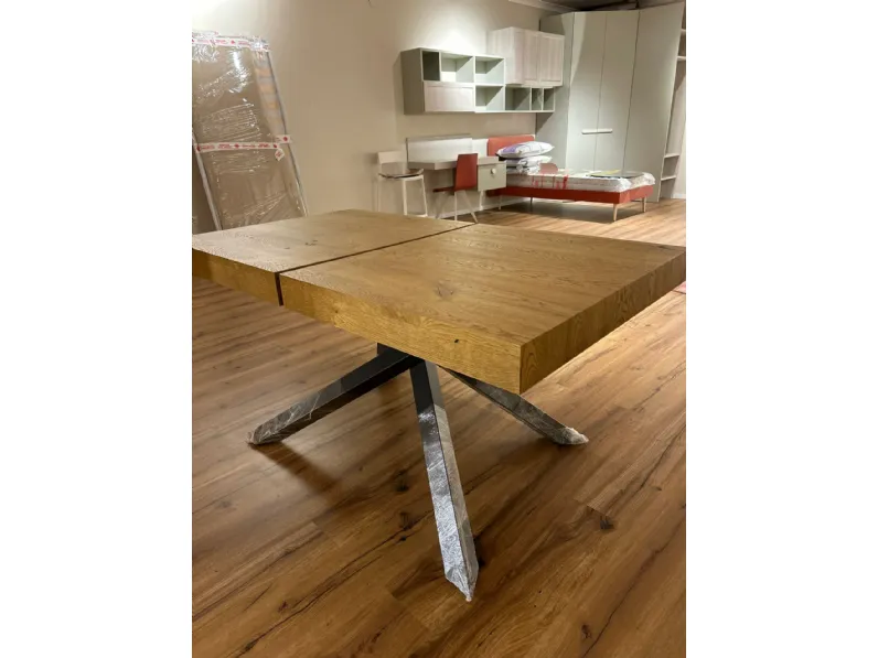 Tavolo rettangolare in legno Artigianale di Artigianale in Offerta Outlet 