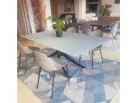 Tavolo Artistico Bontempi in vetro Fisso scontato 50%