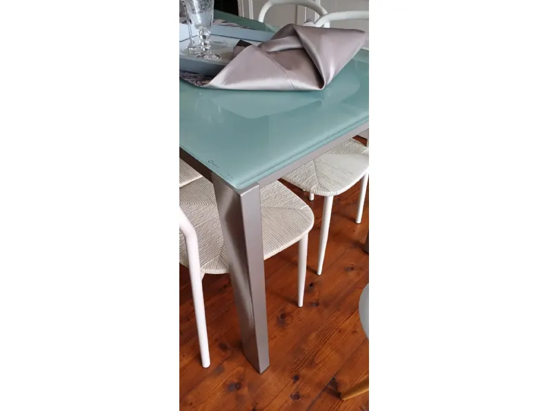 Tavolo Baron Calligaris in vetro Rettangolare allungabile 