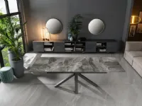 Tavolo in ceramica rettangolare Ceramica 01 Stones a prezzo ribassato