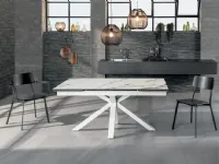 Tavolo in ceramica rettangolare Ceramica 01 Stones a prezzo ribassato