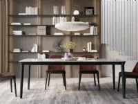 Tavolo in ceramica rettangolare Smooth Dall'agnese a prezzo ribassato