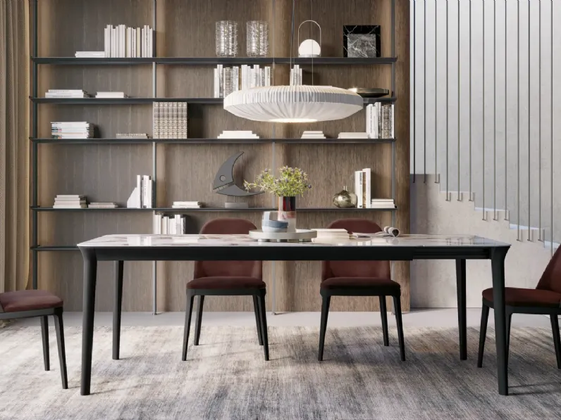 Tavolo in ceramica rettangolare Smooth Dall'agnese a prezzo ribassato