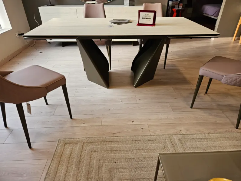 Tavolo in ceramica rettangolare Tavolo bontempi modello kaleido Bontempi in offerta outlet