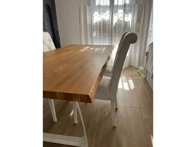 Tavolo rettangolare in legno Bridge di Stones in Offerta Outlet