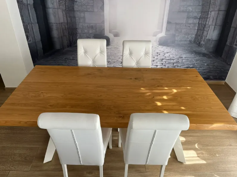 Tavolo rettangolare in legno Bridge di Stones in Offerta Outlet