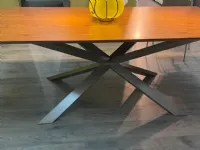 Tavolo rettangolare in legno Principe Artigianale in Offerta Outlet