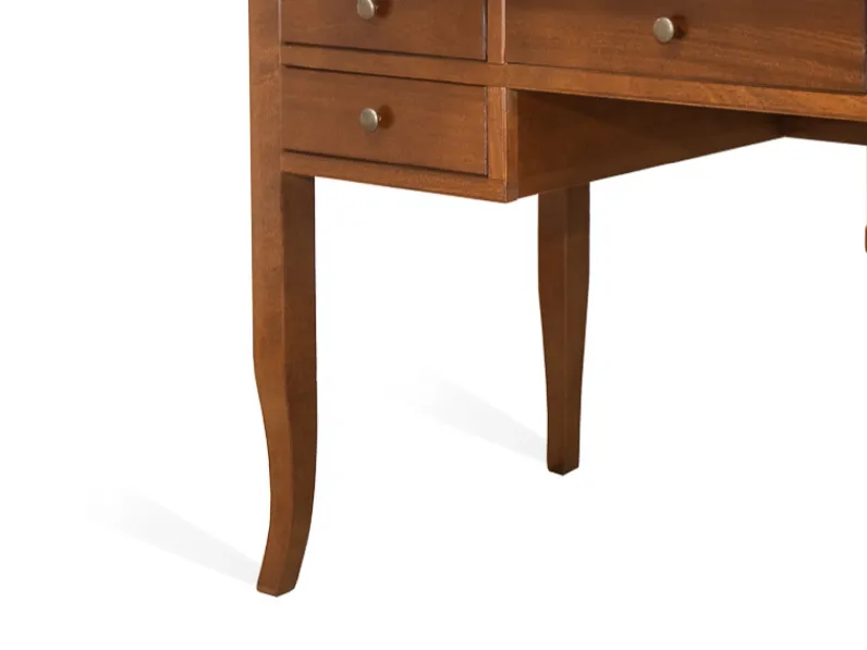 Tavolo rettangolare in legno Scrittoio Artigianale in Offerta Outlet