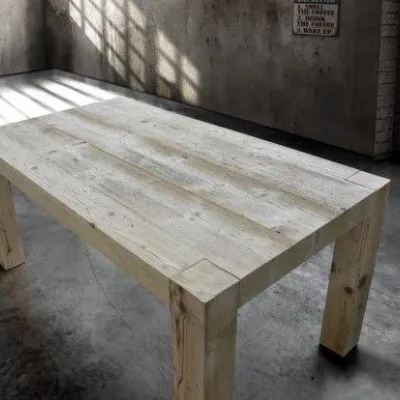 Tavolo rettangolare in legno Tempor 788 * Arredo design in Offerta Outlet