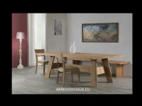 Tavolo in legno rettangolare Zagabria Pizzolato in offerta outlet