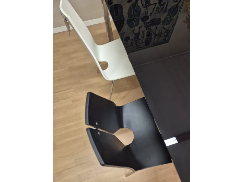Tavolo Miss Ciacci in vetro Rettangolare allungabile scontato 30%