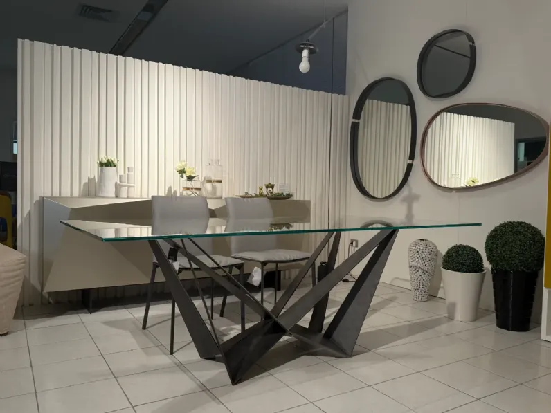 TAVOLO Cattelan italia Skorpio SCONTATO a PREZZI OUTLET 